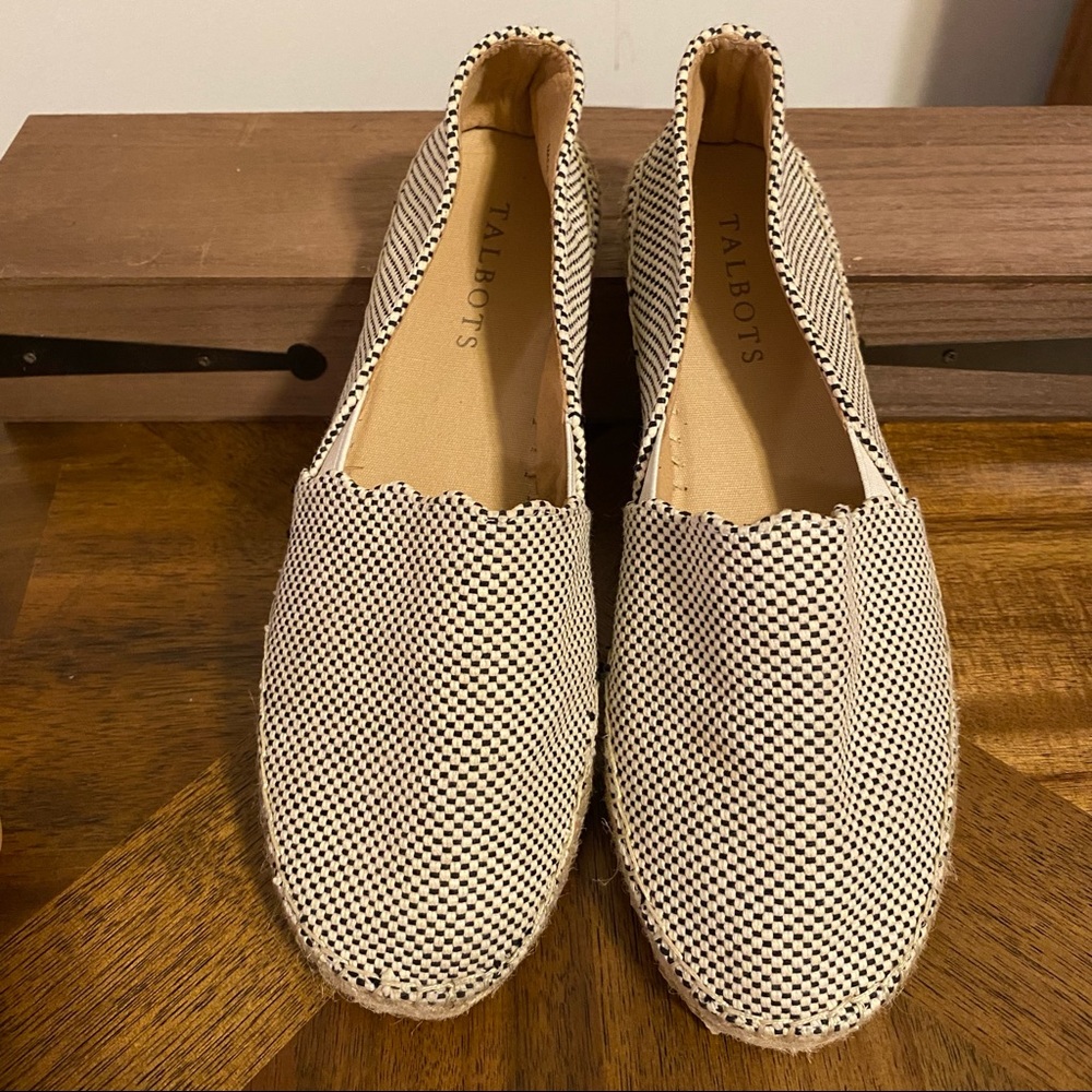 Talbots Black & White  espadrilles size 7 - Picture 8 of 8